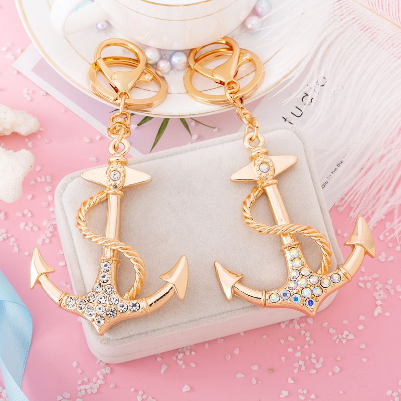 Cross-border product anchor keychains, car bags, pendants, metal handicrafts, gifts