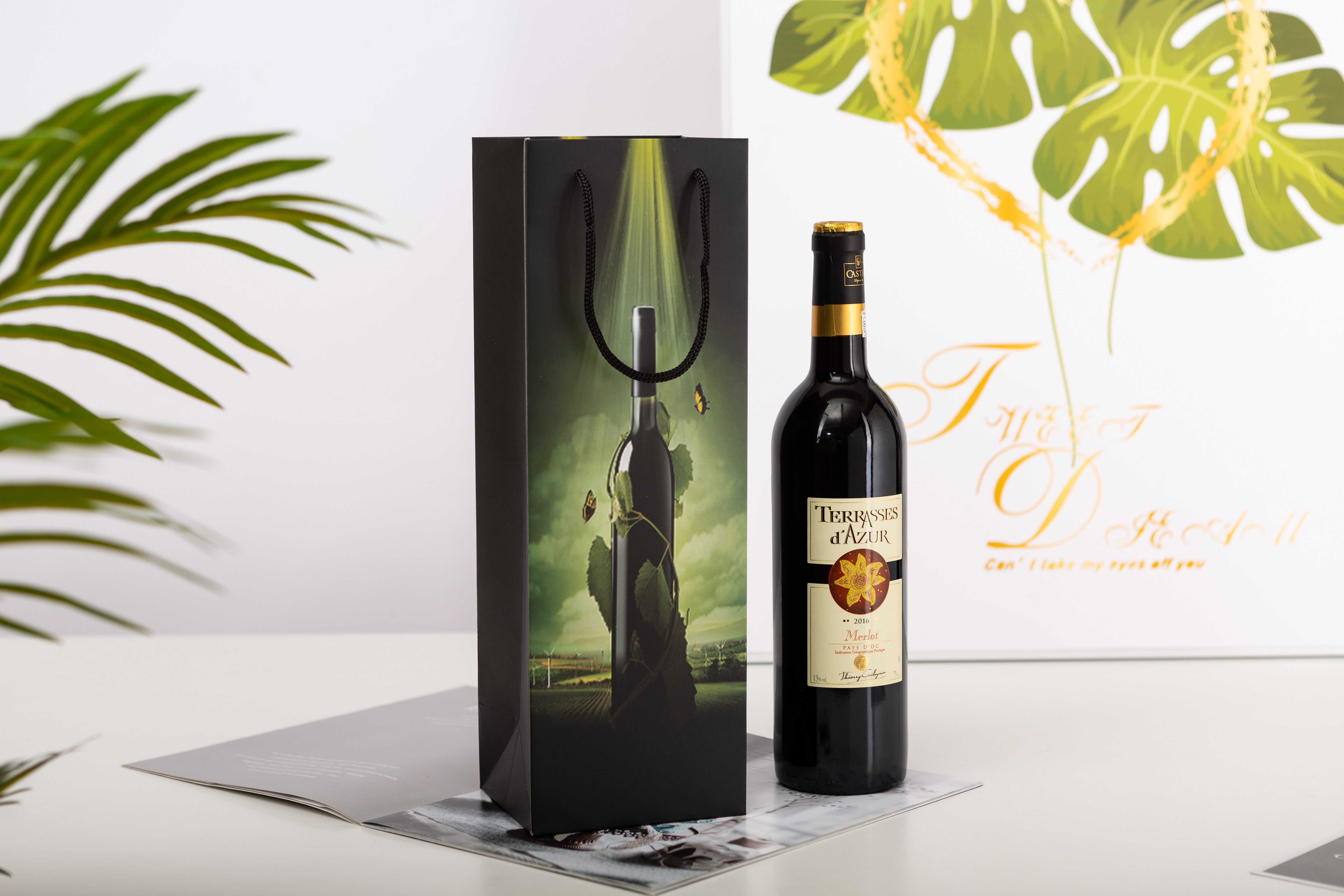 酒袋红酒包装细节图