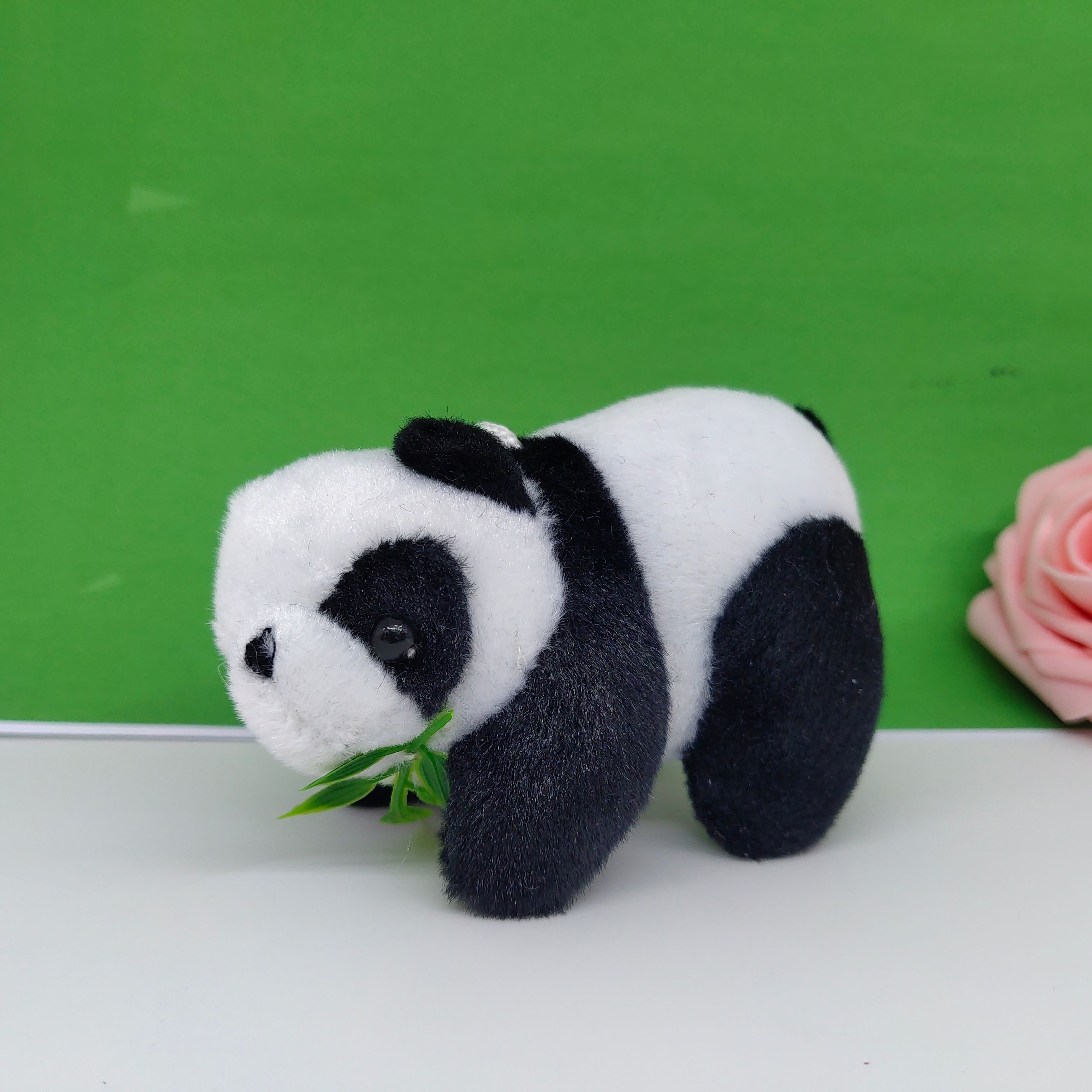 10cm Stuffed toy panda little panda pendant