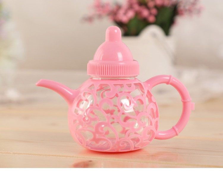 Teapot-shaped candy box, electroplated gold plastic wedding candy box, best-selling candy box on AliExpress detail image 12