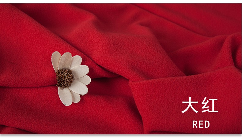 Wholesale of double-sided ultra-fine polar fleece fabric for gloves, fleece, home wear and knitted fabric detail image 4