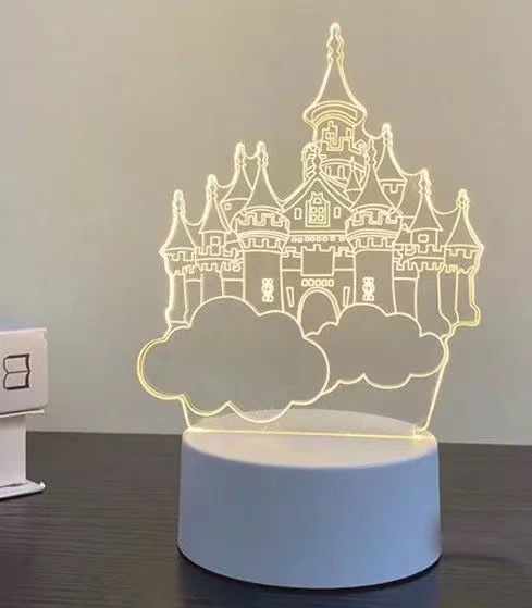 小夜灯云上城堡发光玩具远煌电子
