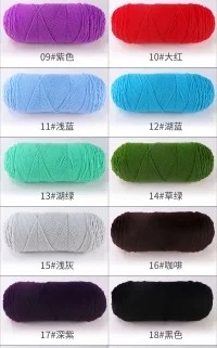 YARN hand-woven 5-strand milk cotton, skin-friendly and comfortable DIY handmade yarn handicrafts scarves, hats, clothing and hair accessories detail image 8