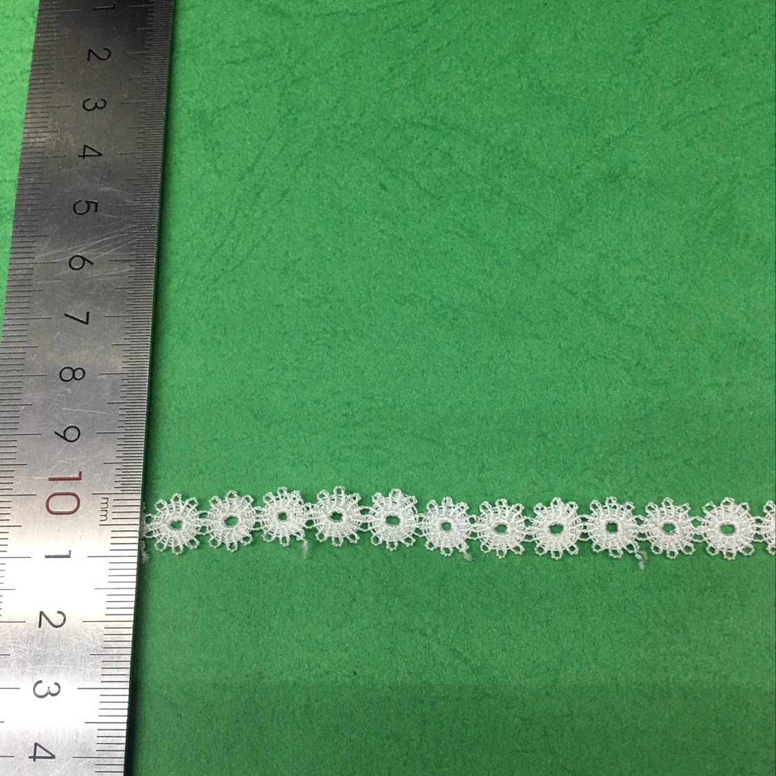 Polyester filament water-soluble polyester lace trim in stock Specification image