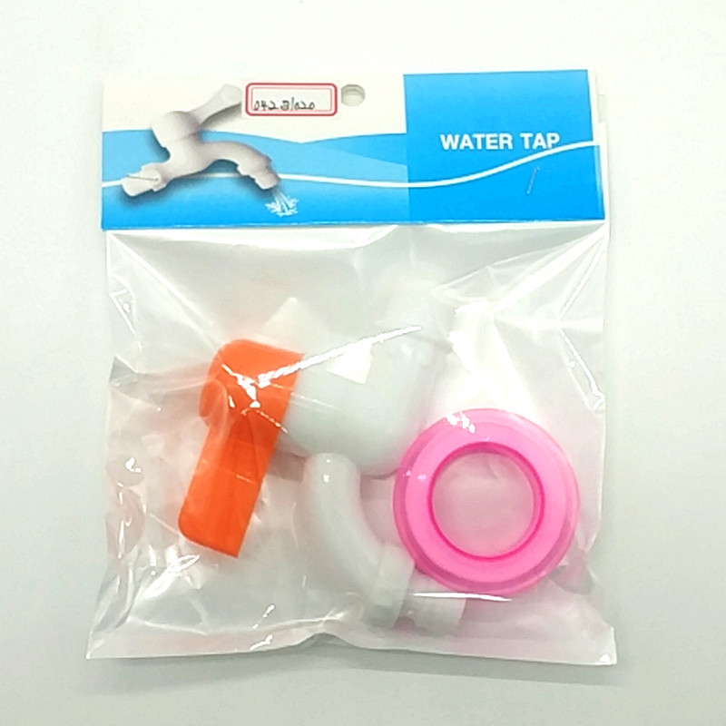  吊卡袋装塑料水龙头+防水生胶带