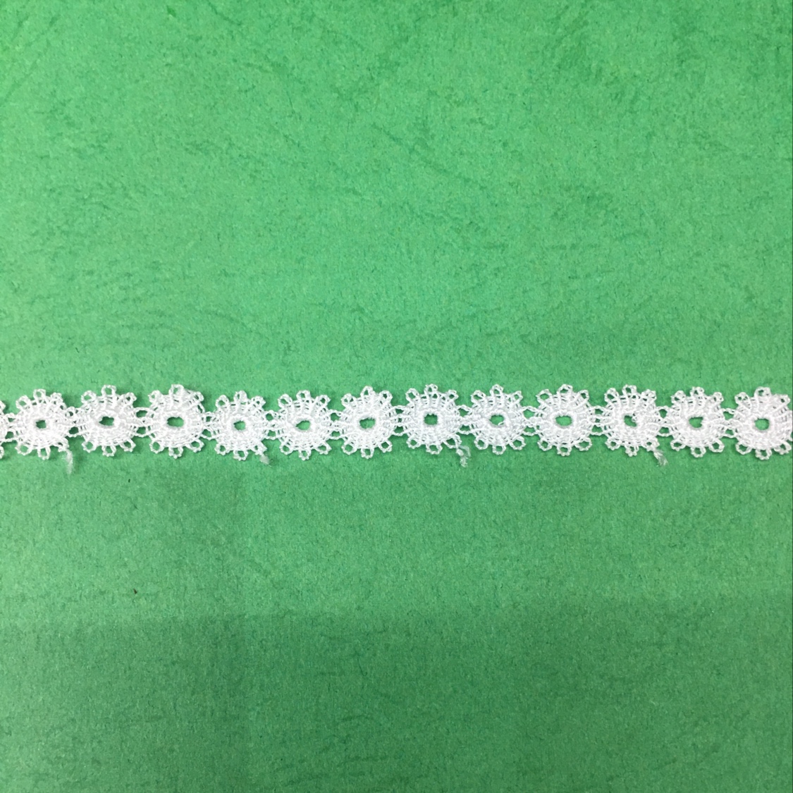 Polyester filament water-soluble polyester lace trim in stock