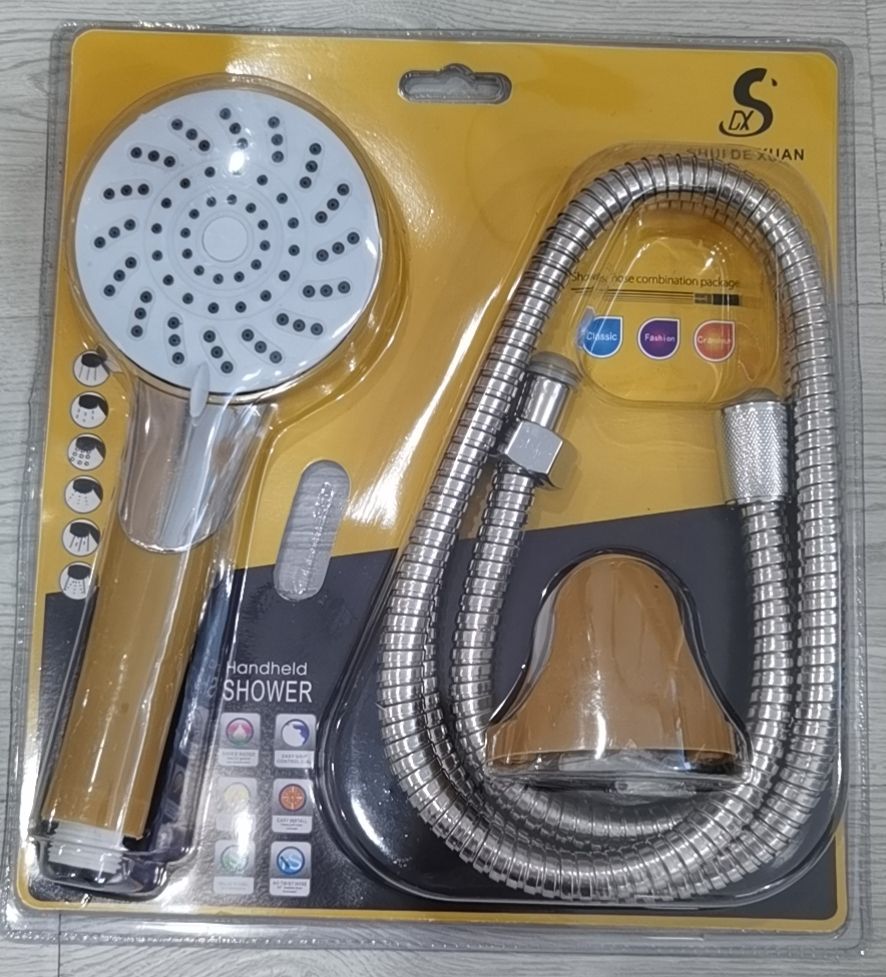 Vacuum-formed handheld shower head set for bathroom
