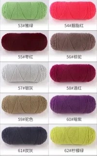 YARN hand-woven 5-strand milk cotton, skin-friendly and comfortable DIY handmade yarn handicrafts scarves, hats, clothing and hair accessories detail image 12