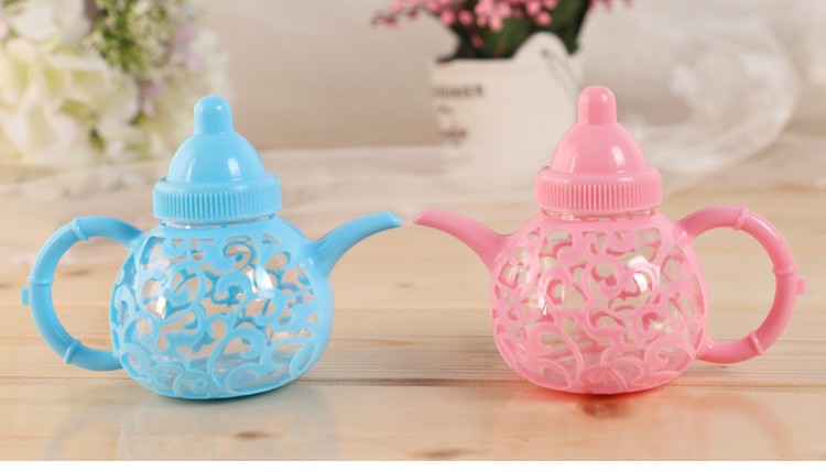 Teapot-shaped candy box, electroplated gold plastic wedding candy box, best-selling candy box on AliExpress detail image 8