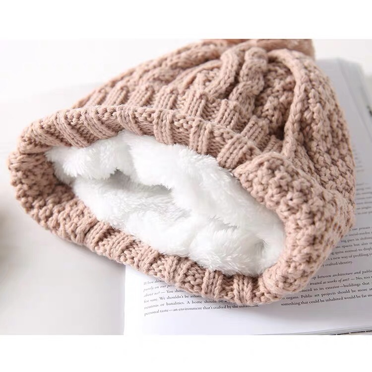 Gorro de lana industria más flor más grueso gorro de lana sombrero de punto de moda mantener caliente estilo de invierno Specification image