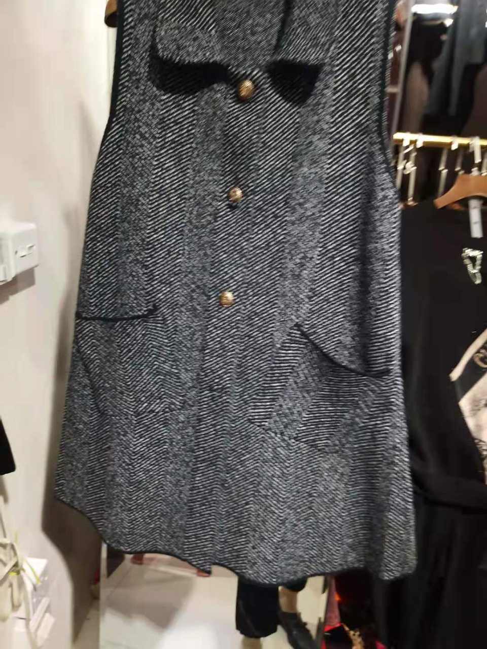 无袖背心针织马甲