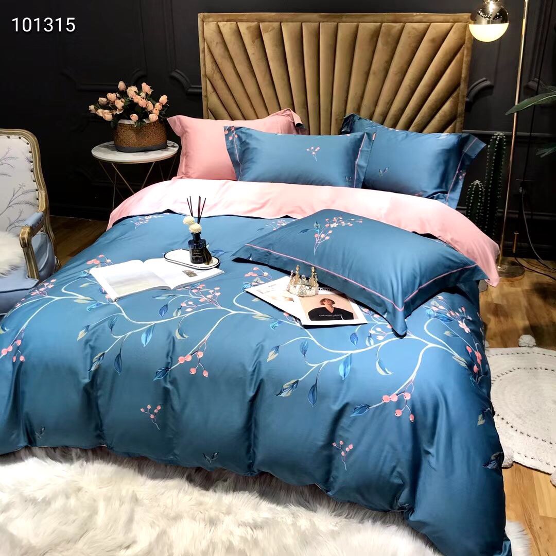 新品60支印花长绒棉四件套！床上用品家纺被套详情2