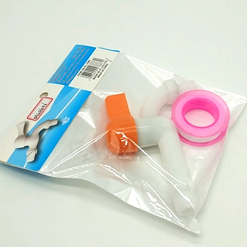  吊卡袋装塑料水龙头+ 止水生胶带产品图