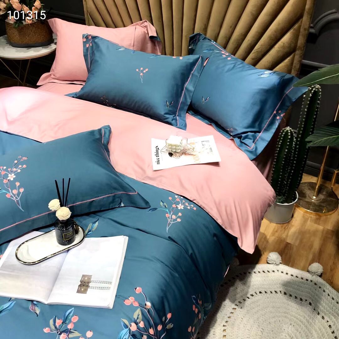 新品60支印花长绒棉四件套！床上用品家纺被套详情3