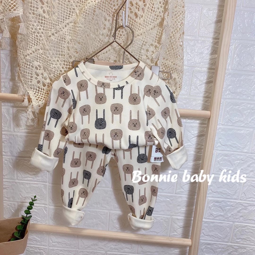 爆米花超柔软舒适时装内衣， 米兔白底实物图