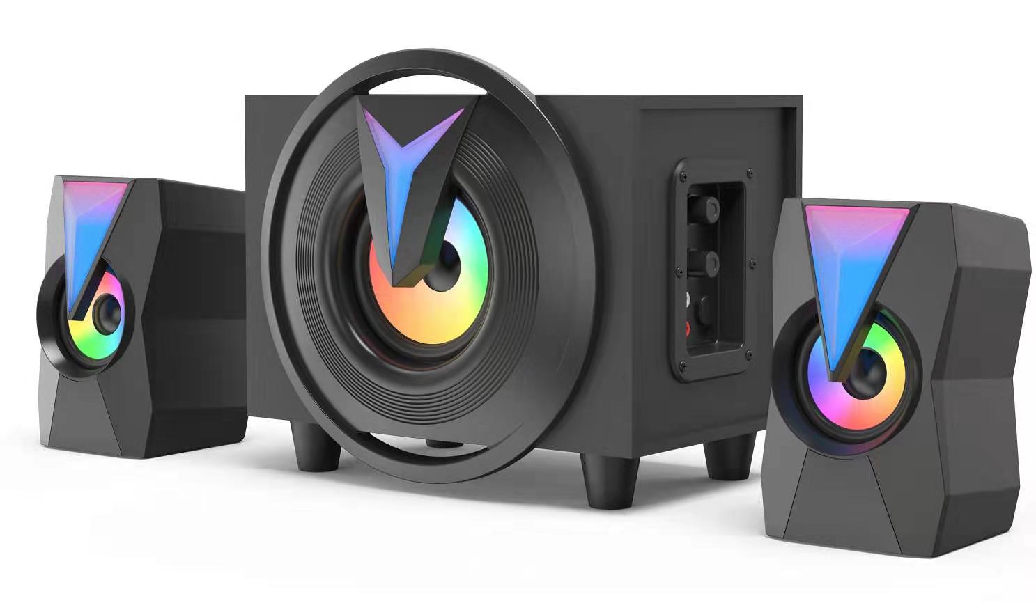 游戏音箱 电脑音箱 蓝牙音箱白底实物图