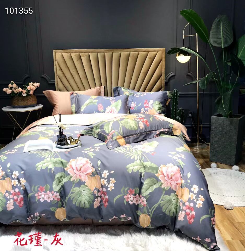 新品60支印花长绒棉四件套！床上用品家纺被套详情图7