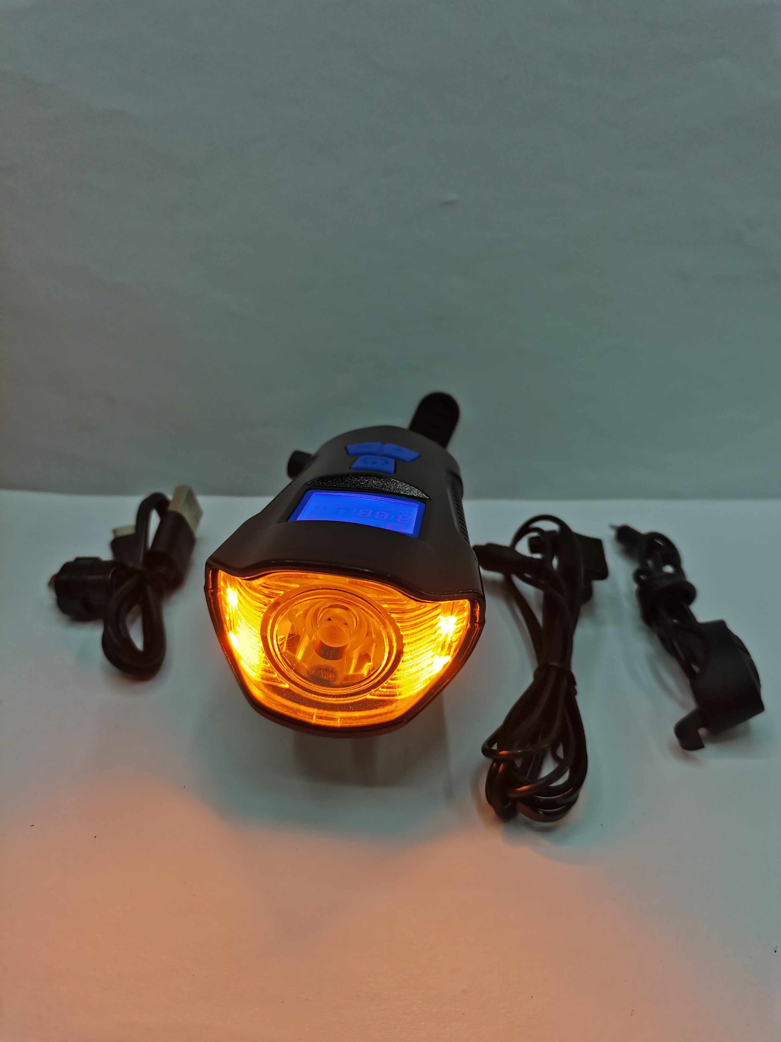 码表自行车灯，喇叭灯，USB充电骑行灯，安全灯，骑行装备详情图7