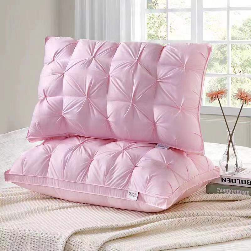 羽绒枕粉色