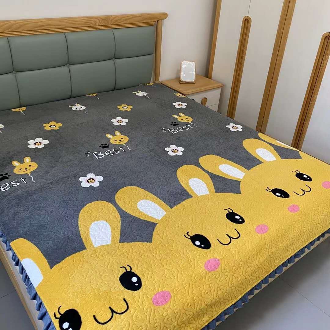 200*230卡通绒床盖11