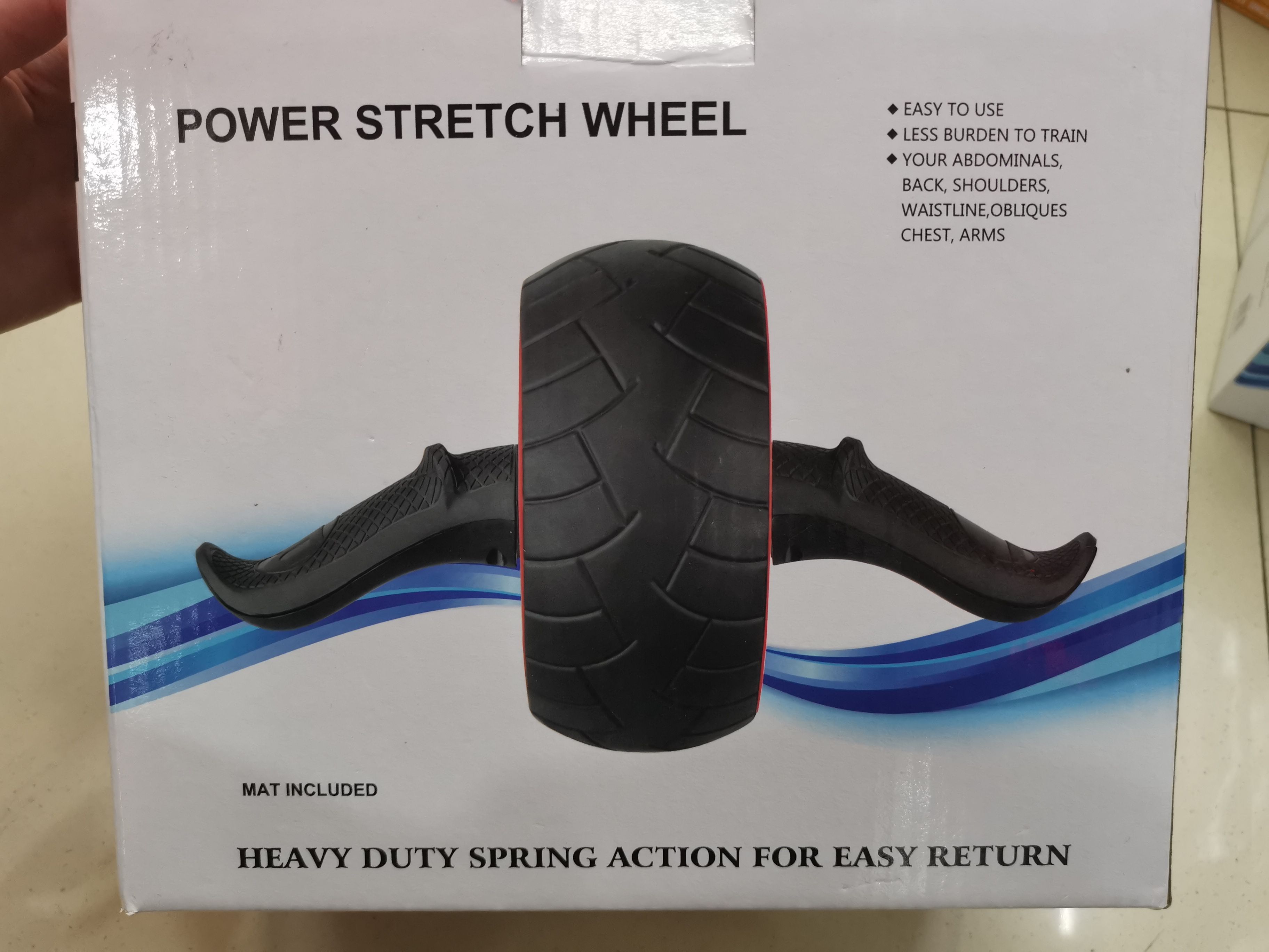 Rebound of the abdominal exercise wheel belt