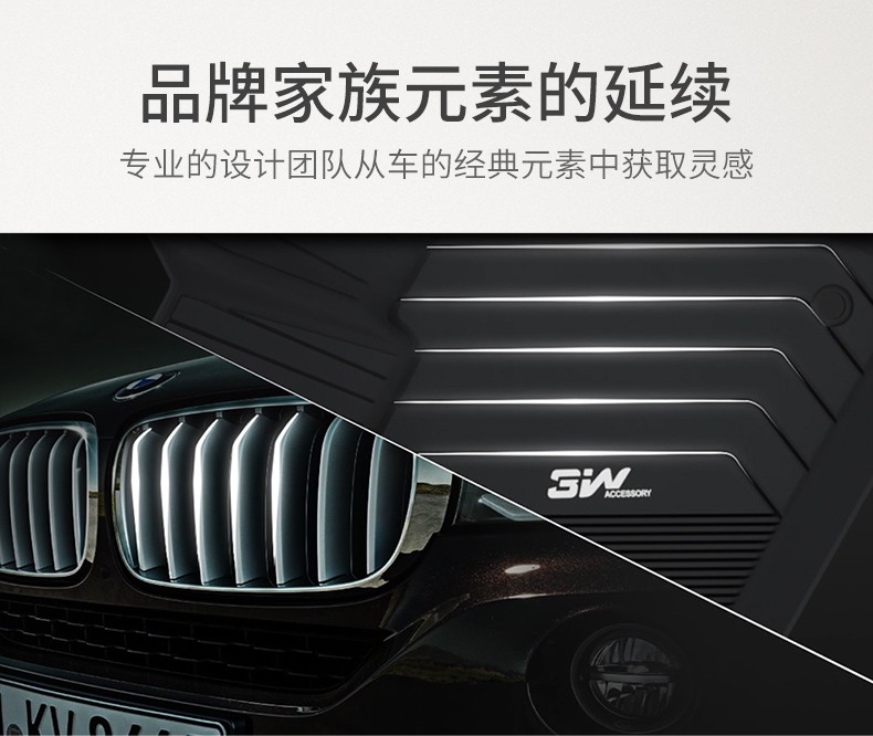 3W宝马X5专车专用脚垫 BMWX5 2020款2017款2016款2015款2014款全TPE详情图3