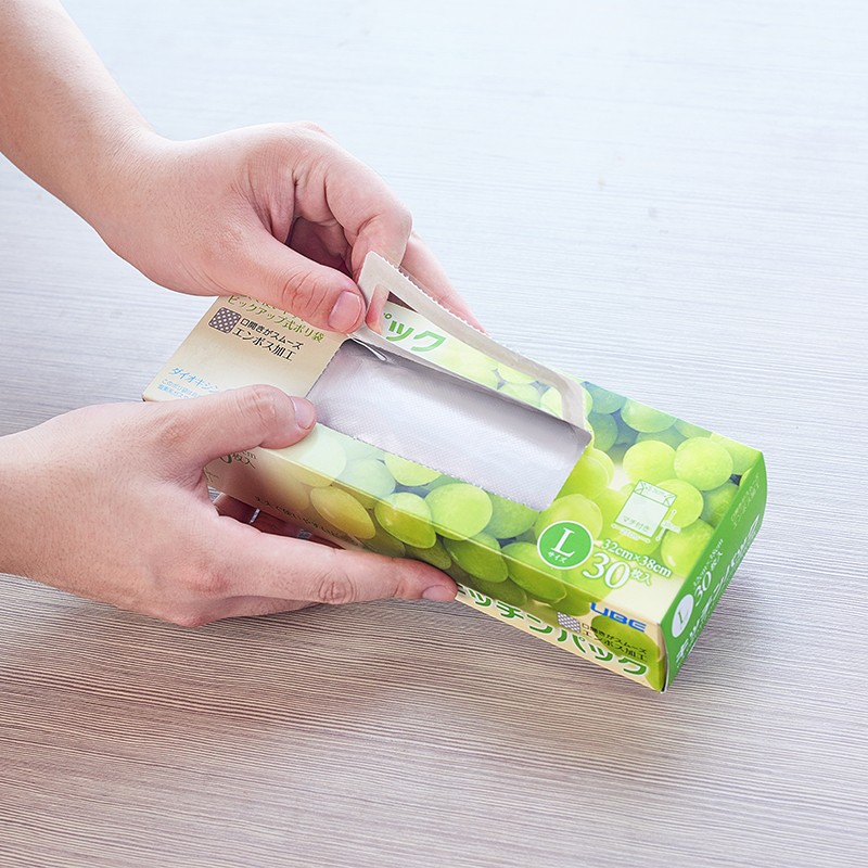 SEIWA-PRO日本保鲜袋 食品袋 冷藏袋 抽取式盒装 L详情图2