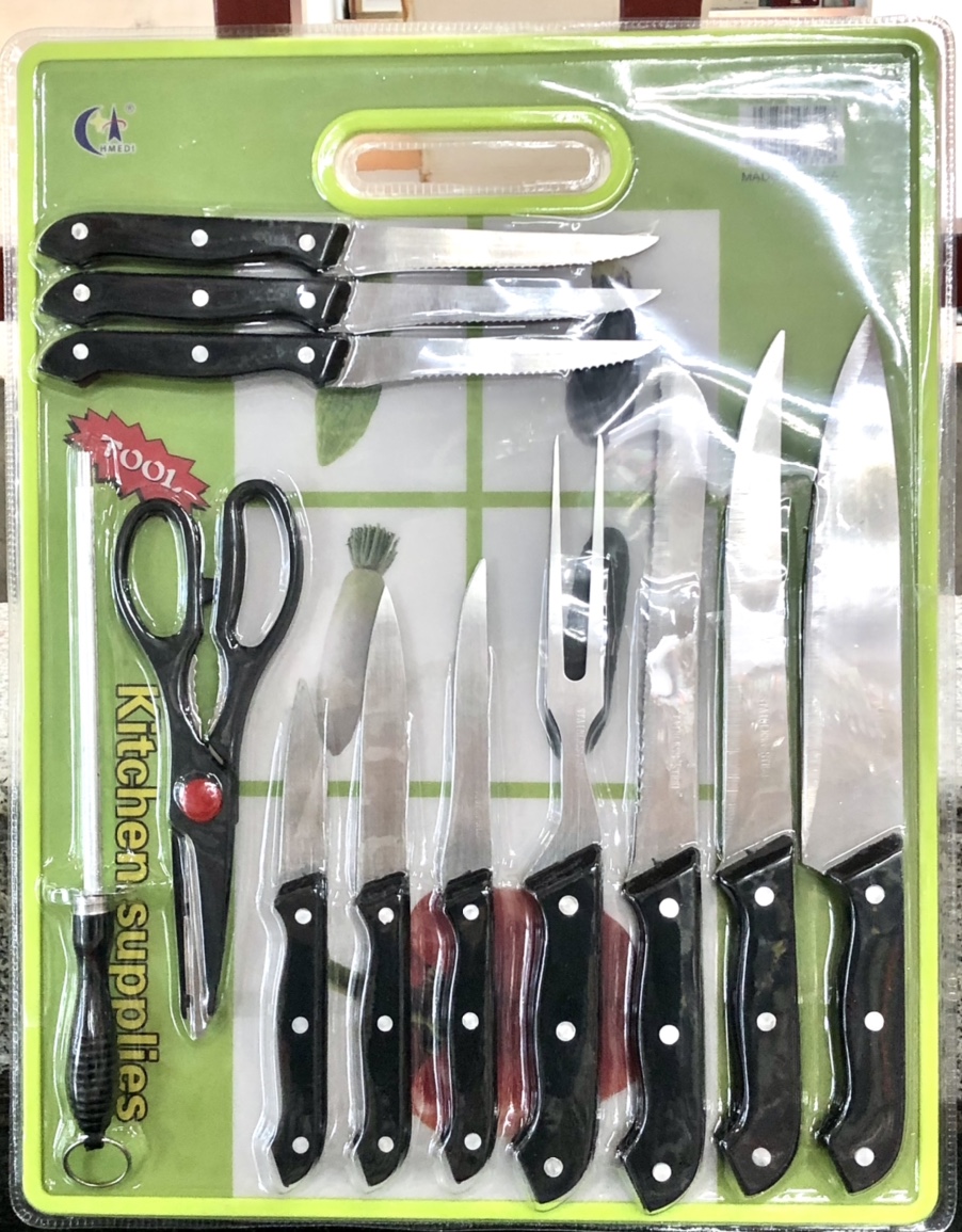 Double-sided cutting board cutting tool set 13-piece gift set thumbnail
