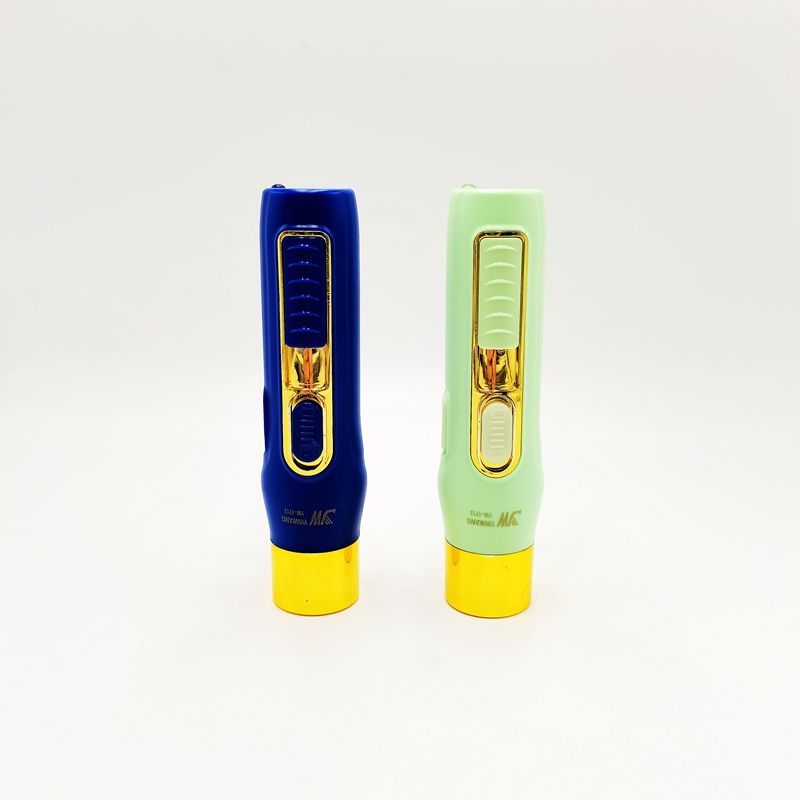 jiugen Flashlight YW-1713 LED flashlight for household use can be filled with a taillight with a check light convenient hand handle with a cigarette lighter for outdoor emergency thumbnail