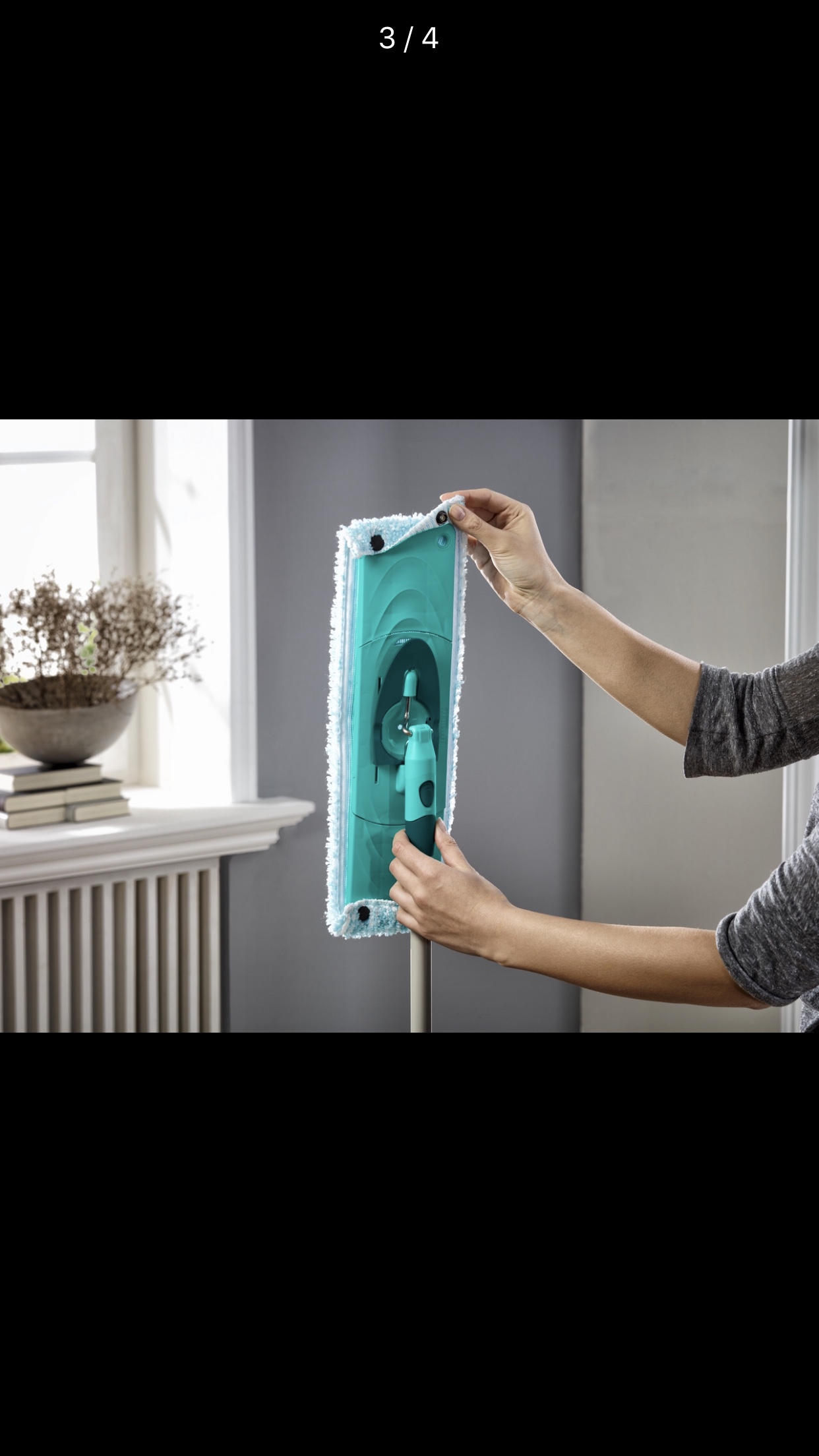 Leifheit利菲旋转平板拖把套装免手洗甩干拖详情3