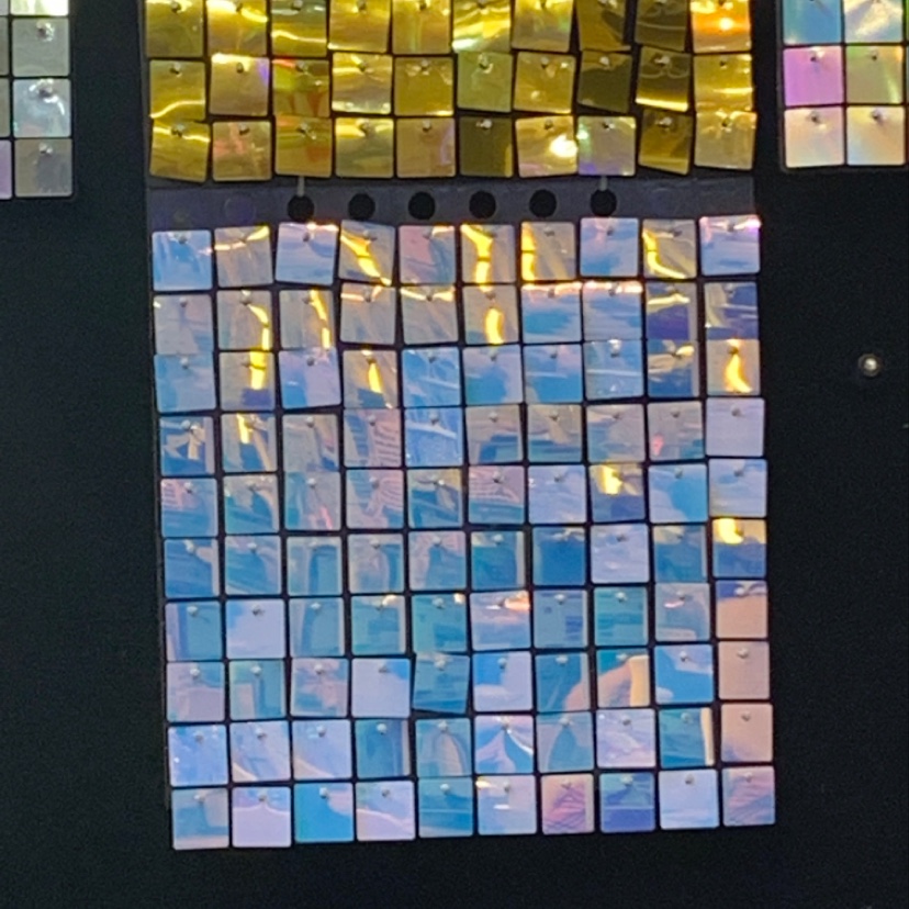 Sequined wall 1