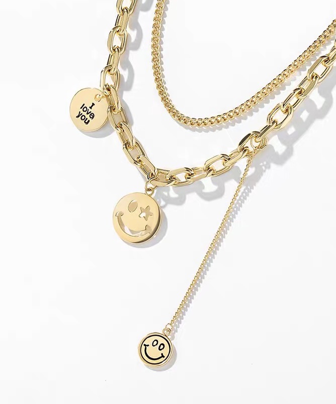 笑脸项链