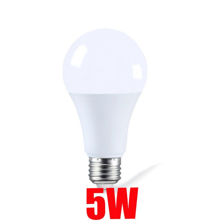 2019 hot sale Plastic cladding aluminum 2 years warranty best quality Wholesale 5w lamp High lumen led lighting bulb thumbnail