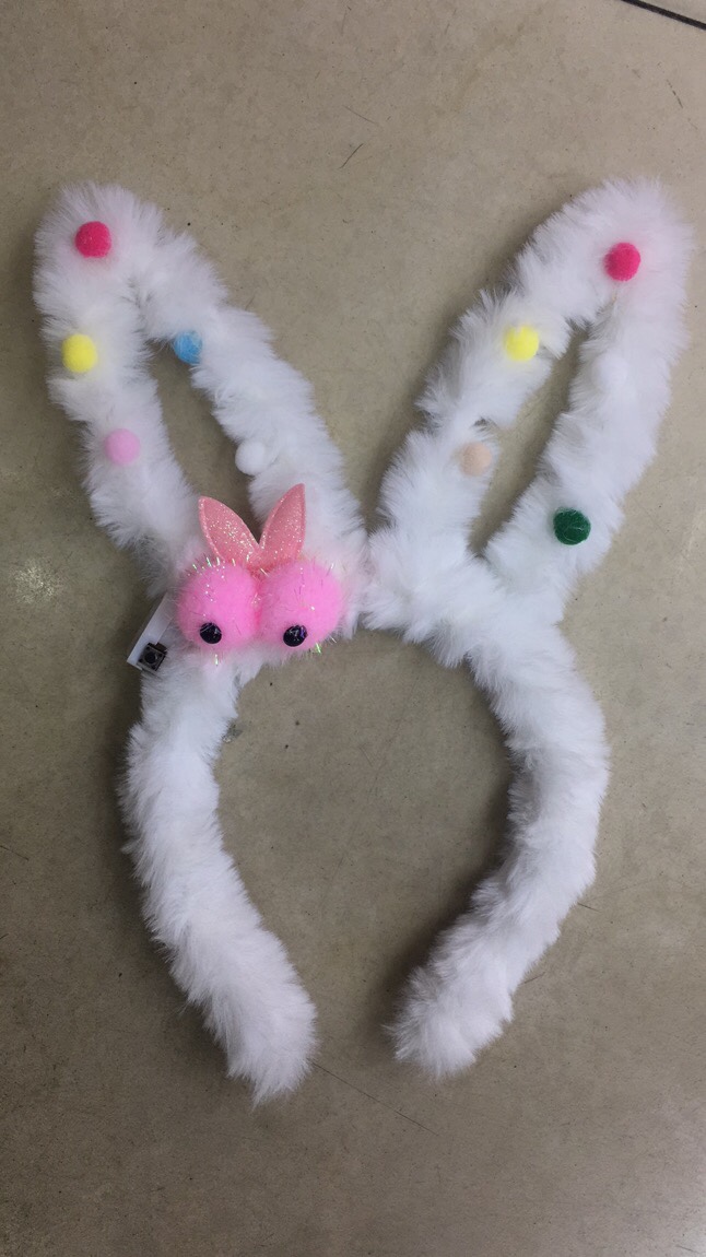 卡通毛绒头扣，发光头扣，网红发光头扣详情图6