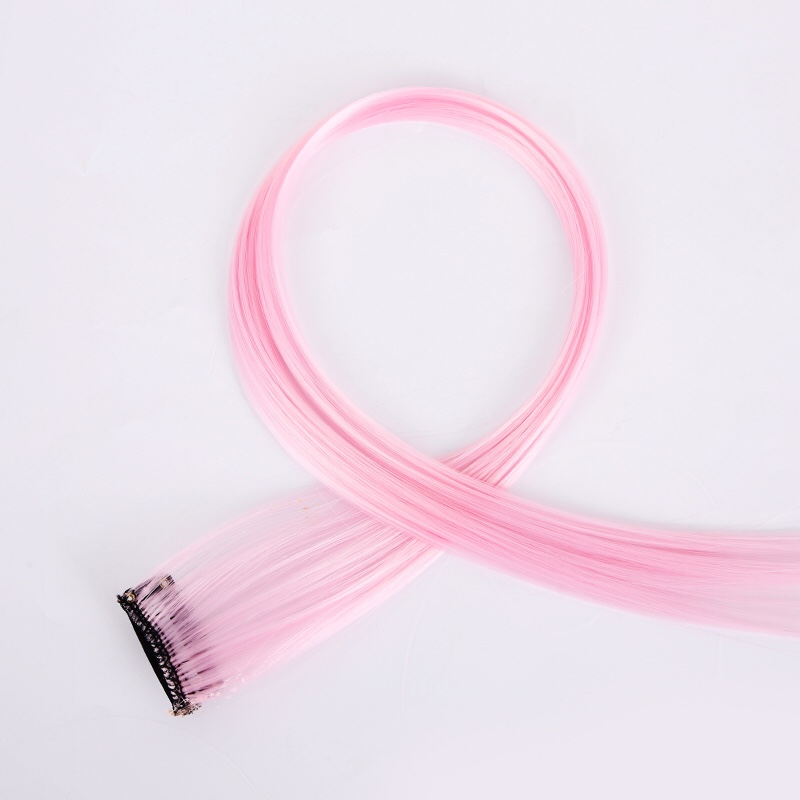 Colored wig pieces and hair dye pieces in stock undefined