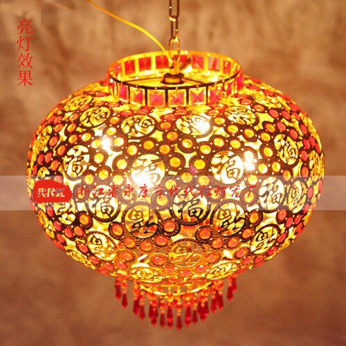 Festive Rotating lanterns 2021 New model factory direct sales Wedding supplies Festive wedding festival supplies Moving into a new home