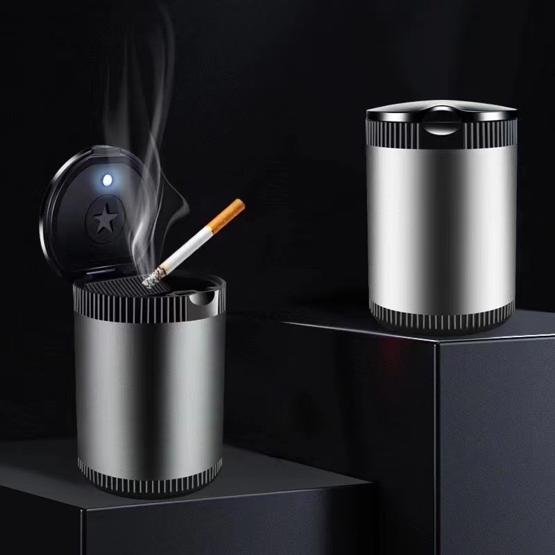 汽车车载高档烟灰缸垃圾桶新款热销款详情图1