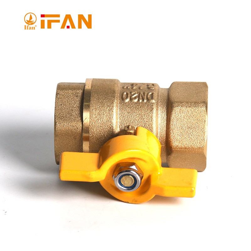 IFAN Factory direct sales 81068 internal thread ball valve, 3/4FF-B copper ball valve, butterfly handle ball valve detail image 4