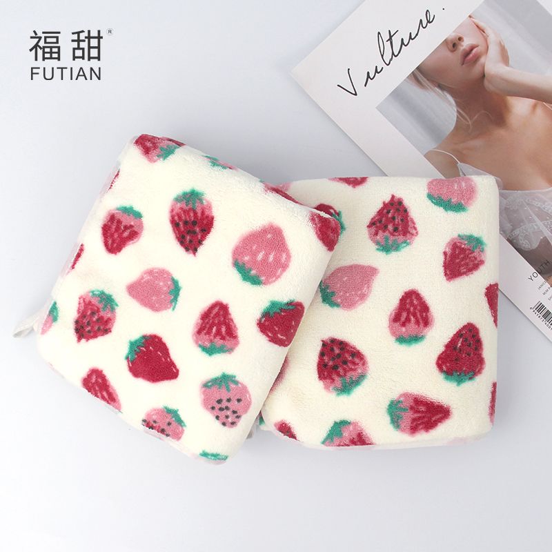 Yiwu Quality Products - Futian - Coral Fleece Super Absorbent Towel Bath Towel Set, Fashionable Printed Soft Towel Set, Skin-Friendly Two-piece Set Application Scenario