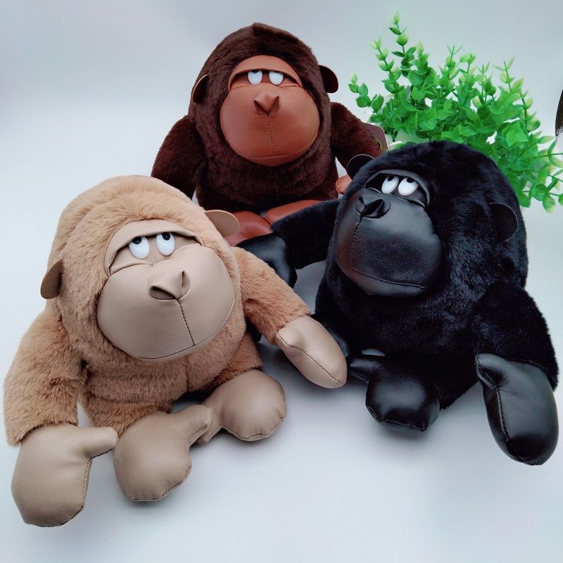 New cute cute big star chimpanzee King Kong monkey plush 8 inch claw machine doll gift wholesale