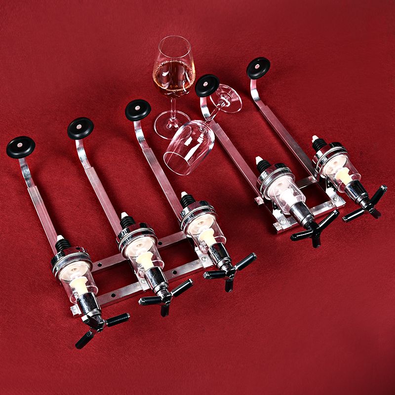 3 Straight Row Wine Rack
