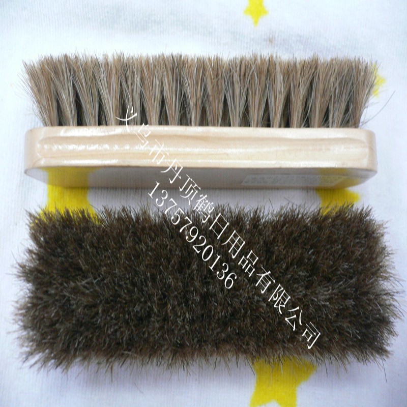 马毛鞋刷 100%马毛刷 horsehair brush详情图2