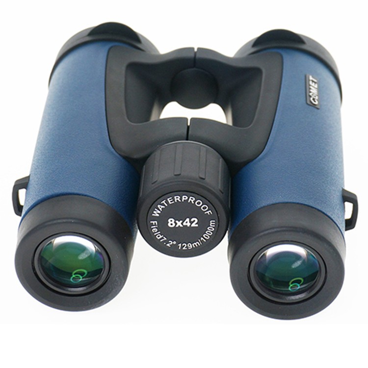 مقاريب خضراء عالية النطاق ذات أغطية خضراء عالية النطاق من طراز Comet D03 8X42 BK4 FMC detail image 16