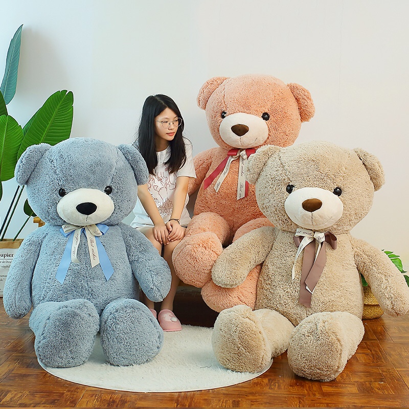 The 2022 new plush toy wedding bear, which doesn't shed, is a high-end gift for boys and girls in supermarkets undefined