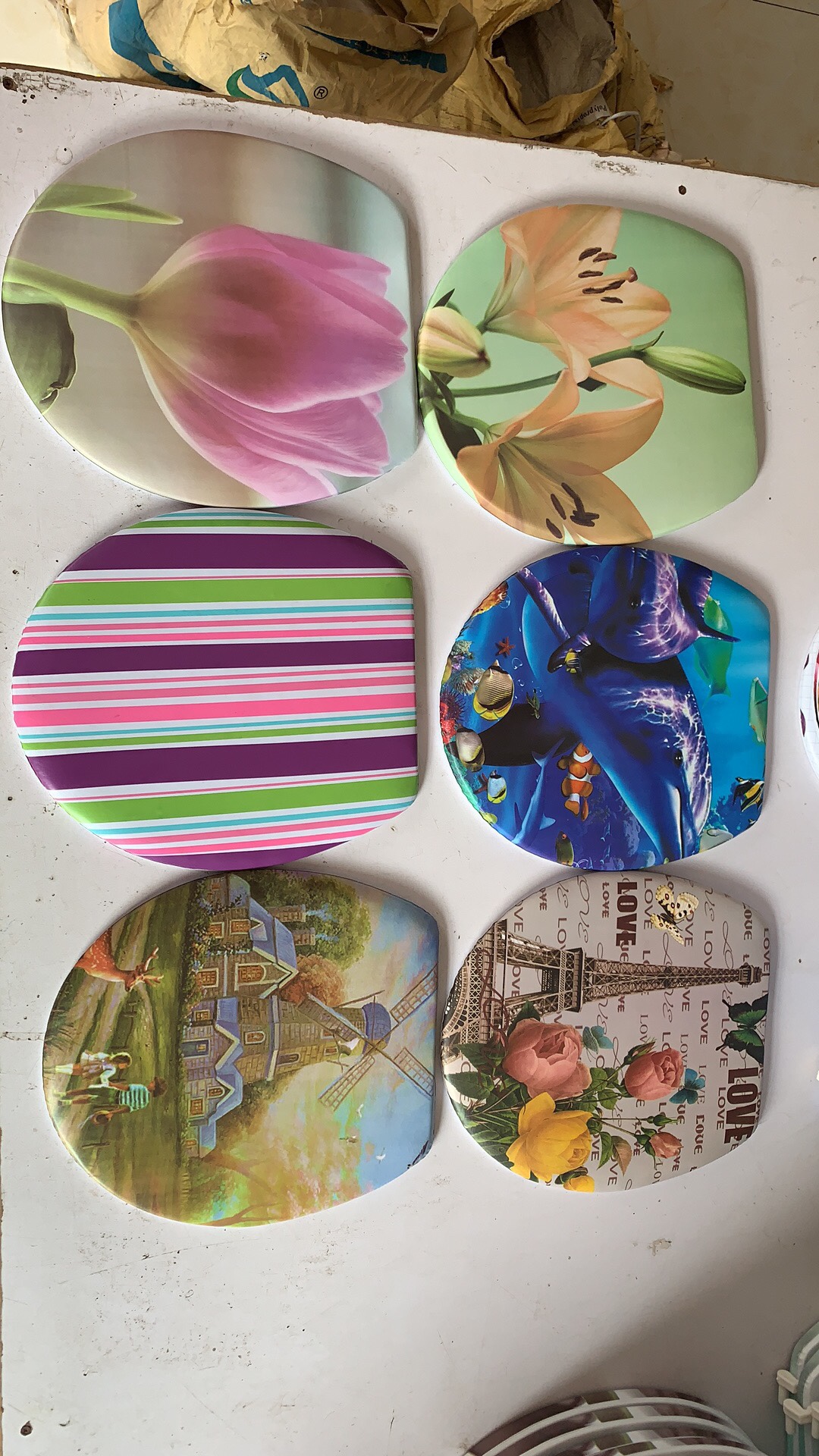 Single-sided printed ordinary soft cover 4cm thick, popular PVC soft cover plate for foreign trade, randomly mixed with 17-inch Item Picture