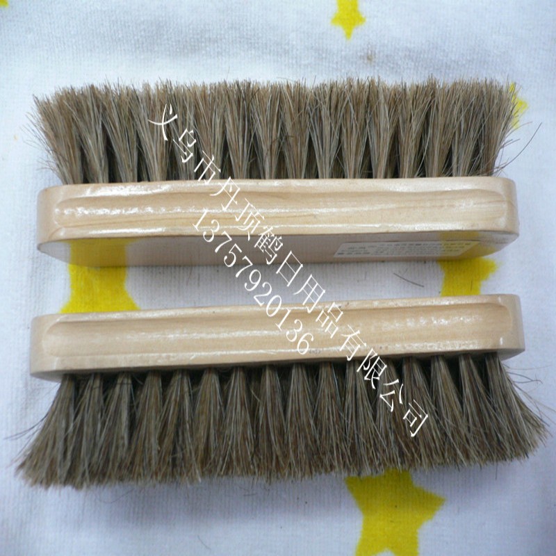 马毛鞋刷 100%马毛刷 horsehair brush详情图4