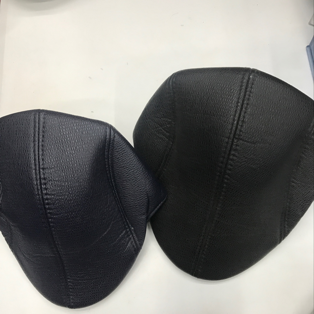 Fashion trend casual leather corrugated cap thumbnail