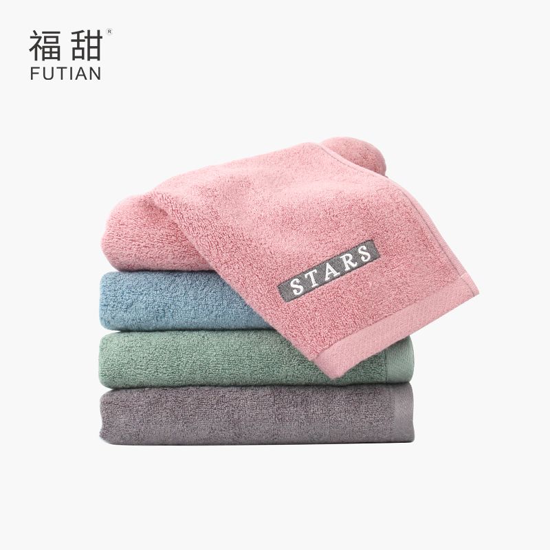 纱布毛浴巾实物图