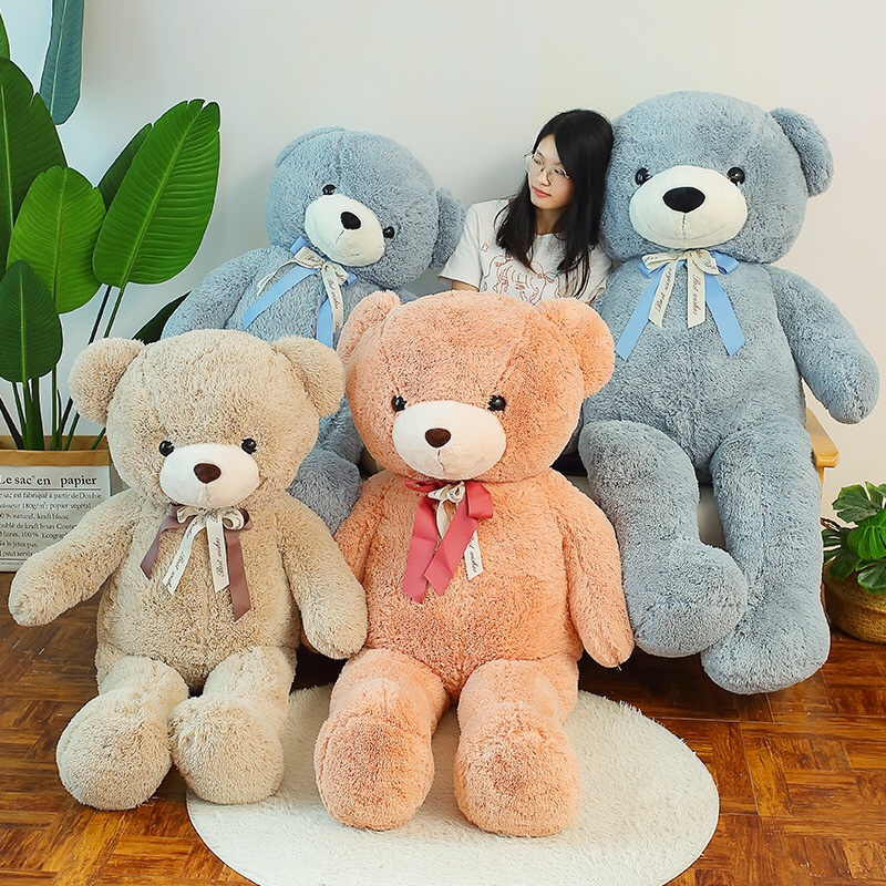 The 2022 new plush toy wedding bear, which doesn't shed, is a high-end gift for boys and girls in supermarkets details Picture