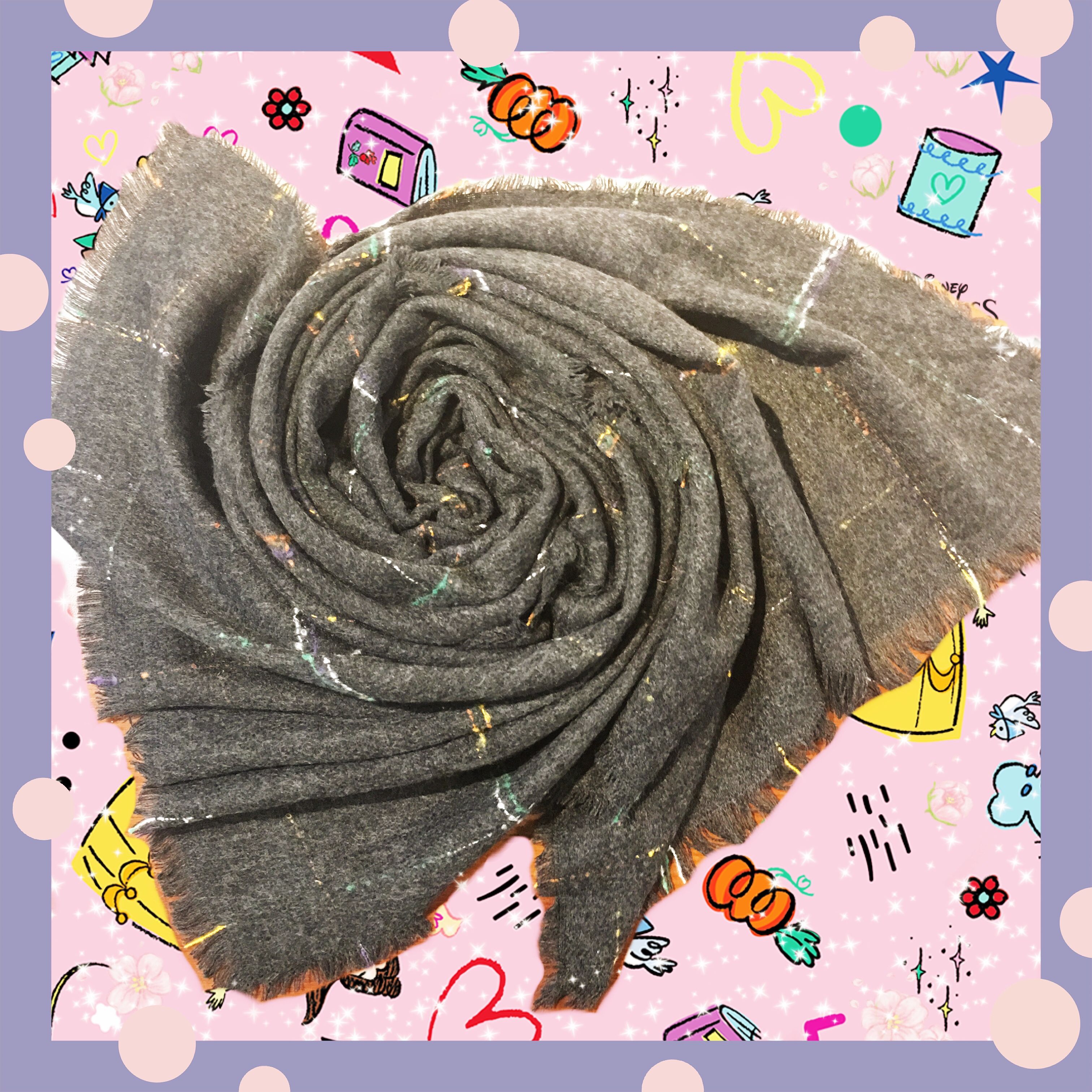 Cotton cloth with silk scarf cotton